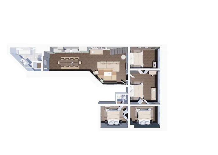 Luxury Penthouse - Private Balcony - Heart Of Apartman *