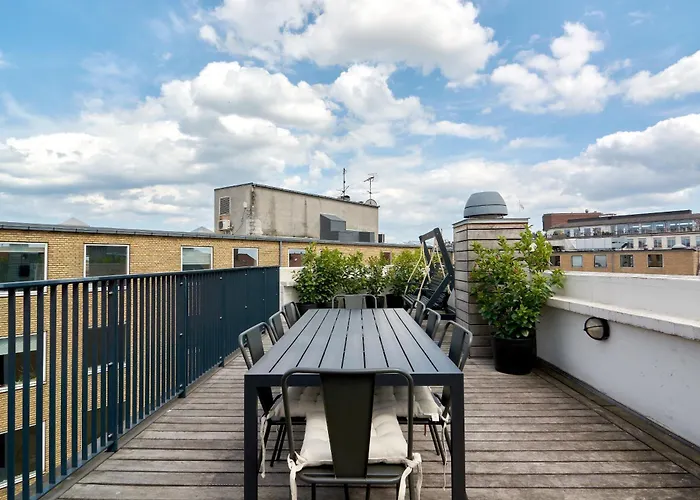 Luxury Penthouse - Private Balcony - Heart Of Apartman Koppenhága